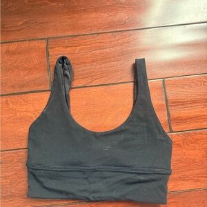 Black lululemon Women's reversable sports bra